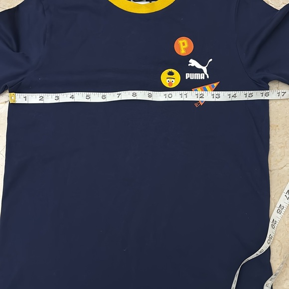 NWT - PUMA SESAME STREET Navy T-shirt Unisex kids 
Sz: 11-12 Y - Picture 7 of 11